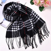 British Style Winter Scarves Faux Cashmere Couple Shawls, Autumn/Winter Bestseller Warm Knit Wraps for Men Women