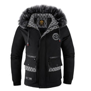 Men’s Outdoor Cotton-Padded Coat – Thick Fleece Casual Jacket for Autumn & Winter Warmth