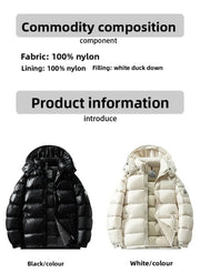 Men’s Winter Down Jacket – Thickened Warm, Windproof Business Coat | Durable & Trendy Outerwear