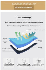 2024 Winter Men’s & Women’s Puffer Jacket – Thick Duck Down Hooded Coat | Outdoor Casual Warm Overcoat