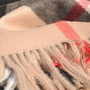 190*70cm Winter Women's Scarf Luxury Brand Classic Lattice Soft Foulard Female Cashmere Scarves Shawl Pashmina Shawls And Wraps