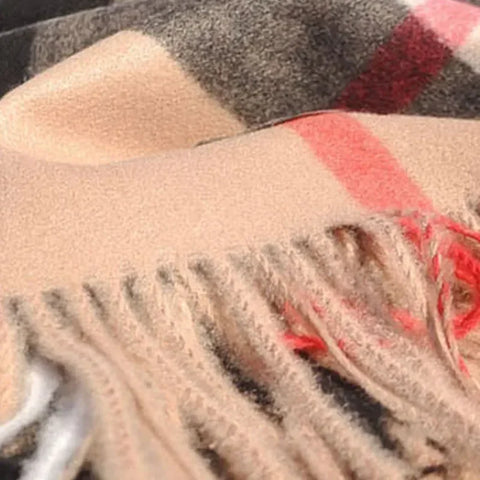 190*70cm Winter Women's Scarf Luxury Brand Classic Lattice Soft Foulard Female Cashmere Scarves Shawl Pashmina Shawls And Wraps