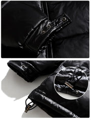 2024 Winter Men’s & Women’s Puffer Jacket – Thick Duck Down Hooded Coat | Outdoor Casual Warm Overcoat