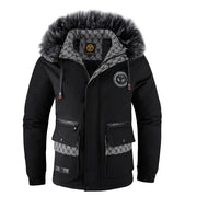 Men’s Outdoor Cotton-Padded Coat – Thick Fleece Casual Jacket for Autumn & Winter Warmth