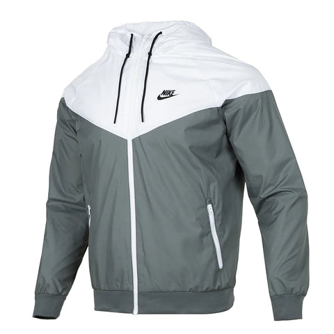 Nike m Nsw Wr Jkt Men's Sportswear Workwear Hooded Windproof Jacket Running Fitness Casual Jacket 727325-084