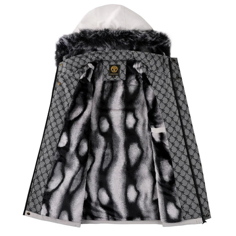 Men’s Outdoor Cotton-Padded Coat – Thick Fleece Casual Jacket for Autumn & Winter Warmth